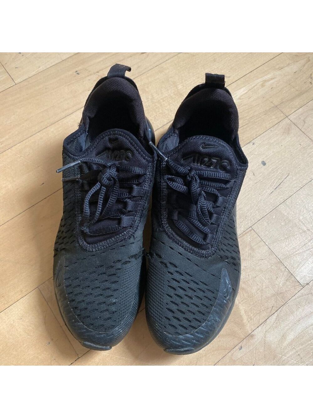 Nike air 270 black boys sneakers Size US 5.5Y Youth